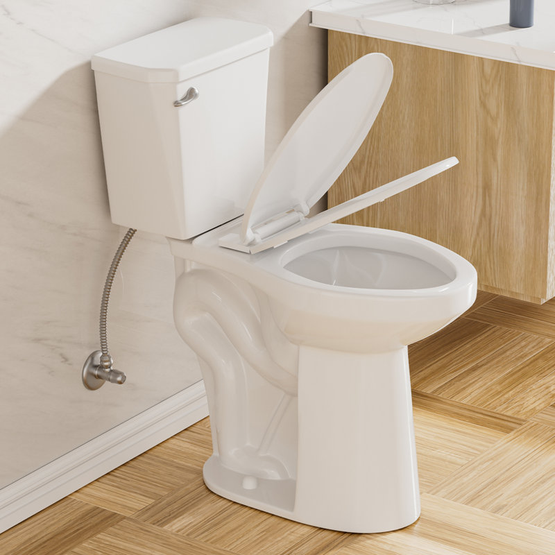 Toilette de 21 po de hauteur, toilettes à chasse d'eau très hautes et puissantes avec siège à fermeture douce, CARTE 1000 g