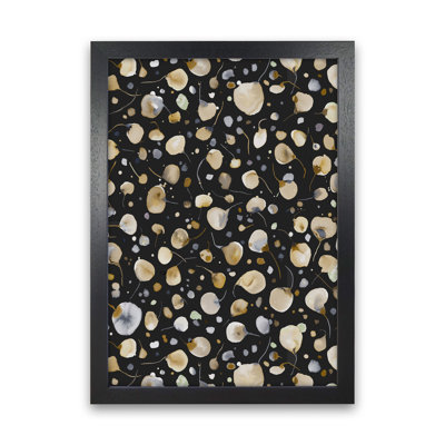 Flying Seeds Gold Silver - Print
