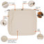 Housse de coussin d'extérieur Pina Fadesafe-717217842-717217854