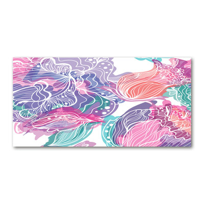 Magic Flowers - Wrapped Canvas Print