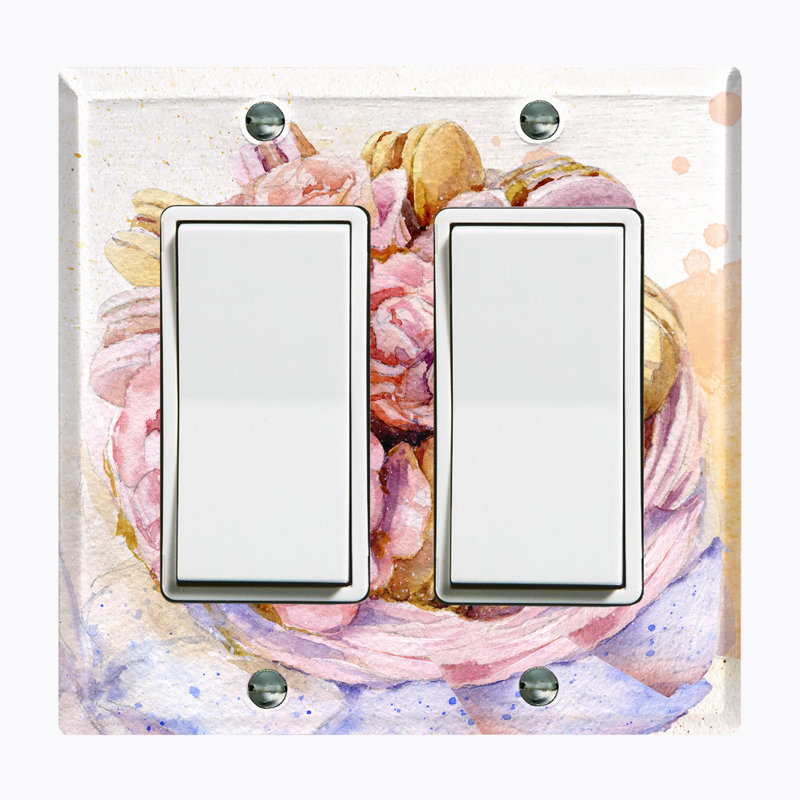 Plaque d'interrupteur en métal