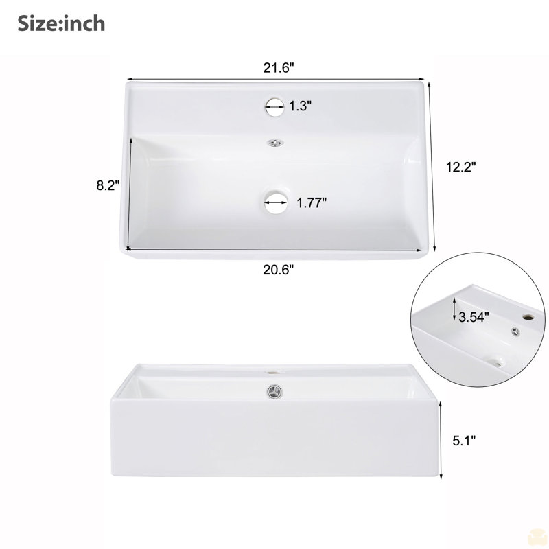 Meuble-lavabo 21,6 po - SEULEMENT LAVABO