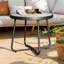 Ebern Round Outdoor Side Table-884310464