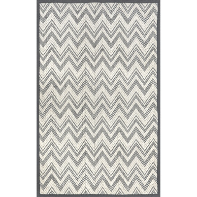 Rozi Chevron Wool and Sisal Area Rug
