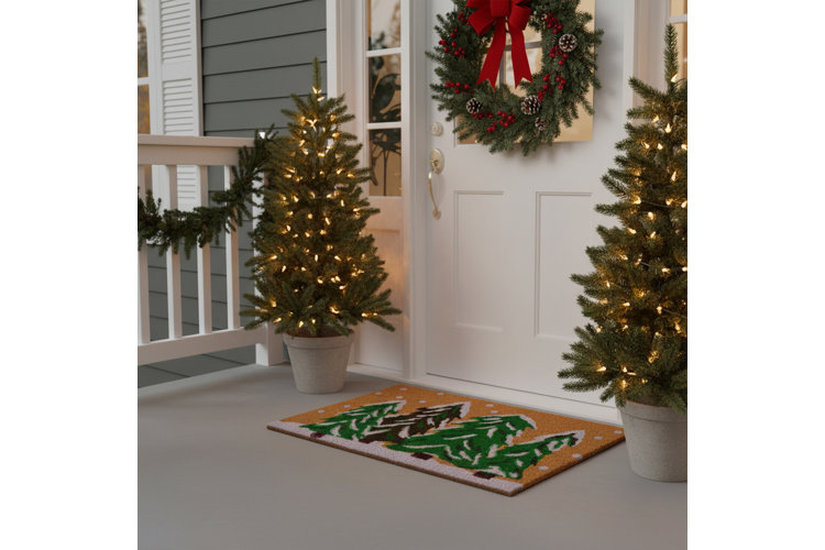 Apex Nonslip Christmas Outdoor Doormat
