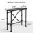 Lysia Pine Rectangular Solid Wood Top with Steel Base Dining Table-309492986