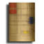 «Study for a Composition, 1940-1941» par Piet Mondrian, art mural en métal doré, 24 po x 36 po-133656121