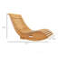 Chaise berçante en bois, chaise berçante d'extérieur