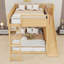 Lit mezzanine avec glissoire, échelle et tablettes de rangement-656400485-656400490