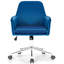 Chaise de travail en velours Trouville-1838053345