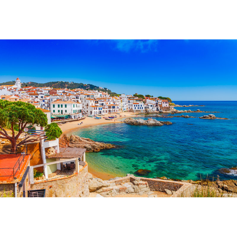 Calella De Palafrugell by Oleg_P - Wrapped Canvas Print, 61cm H x 91cm W