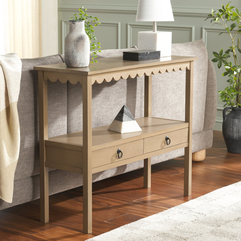 Sacaton Haven Lower 2 Drawer Console, Brown