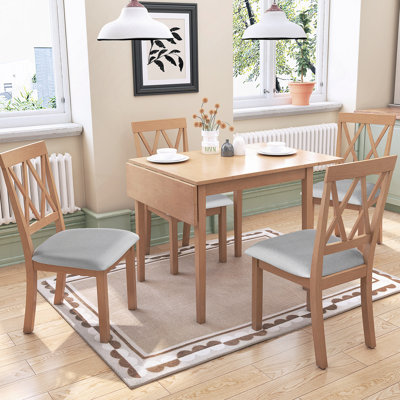 Ensemble de table de salle à manger 5 pièces exquis pour des environnements de salle à manger harmonieux, convenant aux occasions décontractées et formelles