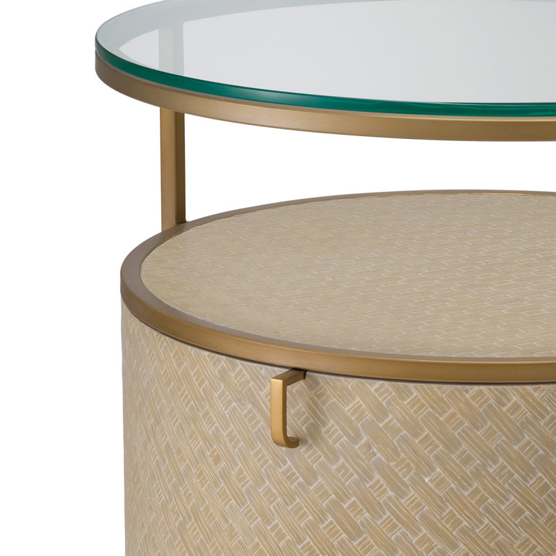 Napa Valley Glass End Table