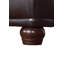 Abtao 75cm Wide Faux Leather Square Solid Colour Cocktail Ottoman