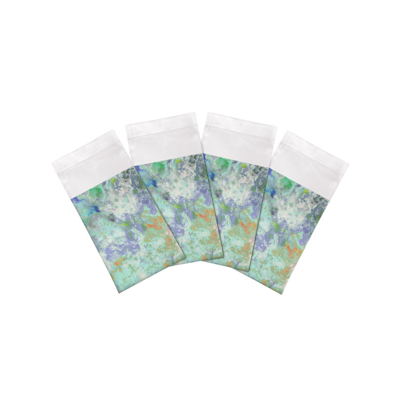Serviettes de table en satin de coton Impressionism, Spring
