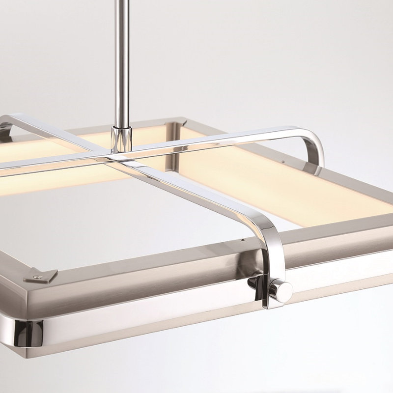 Lustre 1 lumière Annilo en chrome et nickel