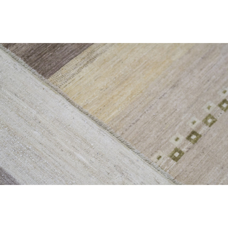 Gabbeh Wool Striped Area Rug