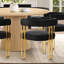 Ensemble de salle à manger 5 pièces l 52 po avec chaises en chenille-56872227