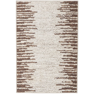 Moss Russet Machine Printed Washable Rug