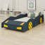 Lit plateforme avec roulettes et rangement Race-142490734