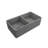 33'' L Farmhouse / Apron Double Bowl Fireclay Kitchen Sink-61605264