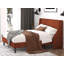 Lit plateforme tapissier Toderick avec aile de luxe et mélange de lin-985124335-985124324