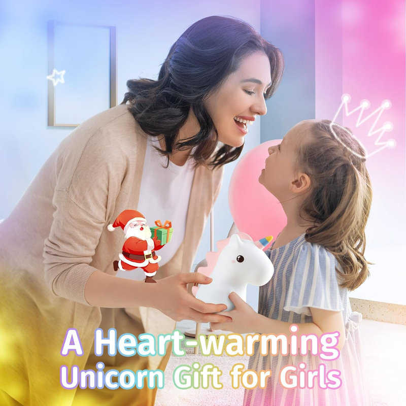 Veilleuse feu licorne