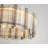 1-Light Chrome LED Pendant With Clear And Smoke Glass Accents
