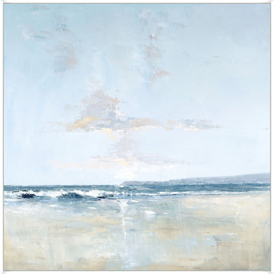 The Shore At Low Tide Print