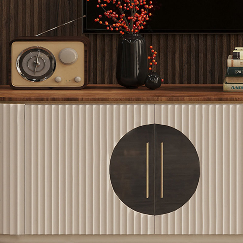 Meuble télé de luxe de style français, 86.61"
