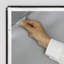 Cadre pour affiche 17 x 22 po en aluminium noir avec cadre profilé de 0,59 po à chargement frontal avec housse antireflet pour affiches, documents et certificats - paquet de 3-305457299-305457309