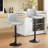 Swivel Adjustable Height Counter Stool With Footrest-105526882