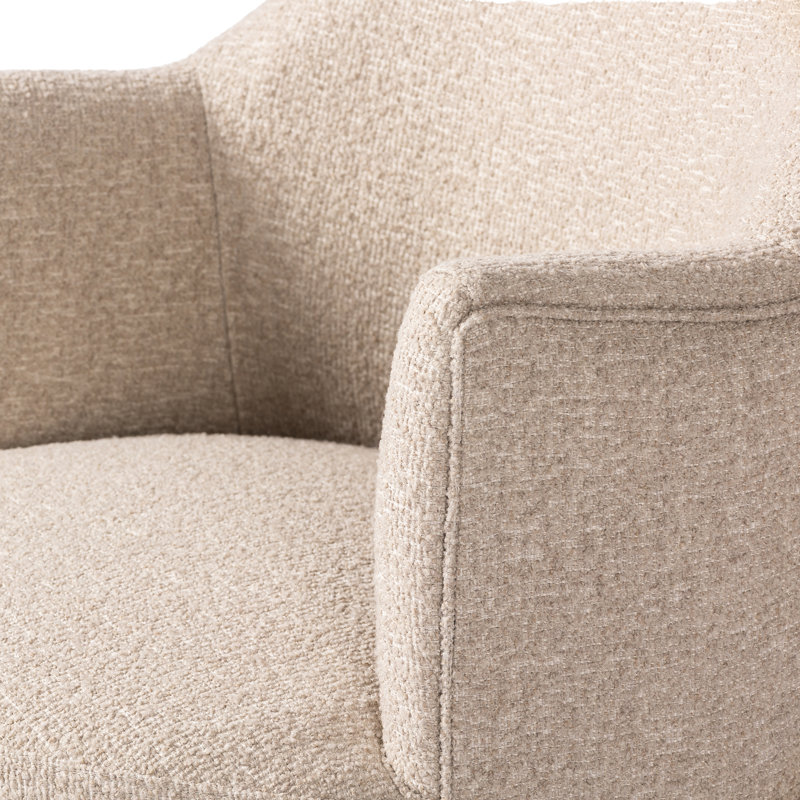 Aurora 26" Wide Swivel Armchair, Mortensen Linen Textured Weave