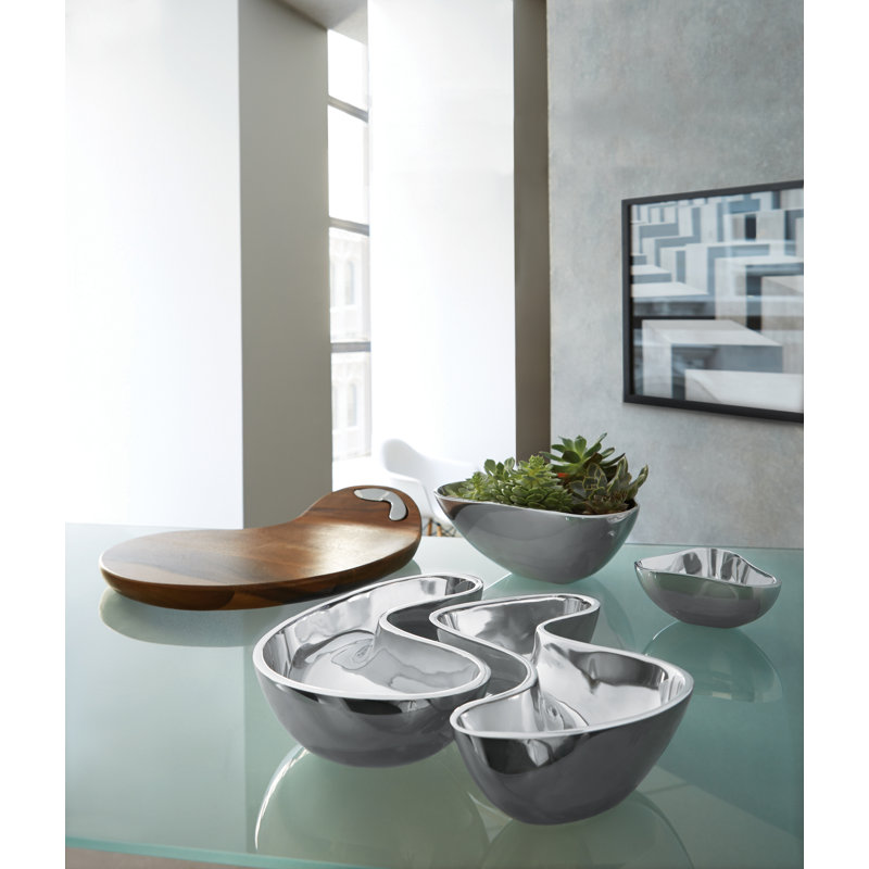 Nambe Grande Butterfly Bowl 18.5"