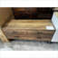 Commodes | Commode de rangement robuste à 6 tiroirs, style rustique, bois d'ingénierie et amp; Structure en acier, 48 pouces, gris ardoise | Panneau de particules | Chambre à coucher