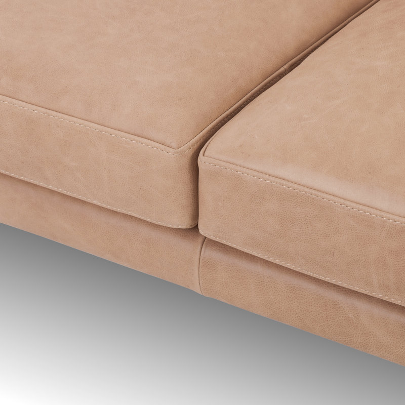 Diana Sofa, Palermo Nude Genuine Leather, Beige