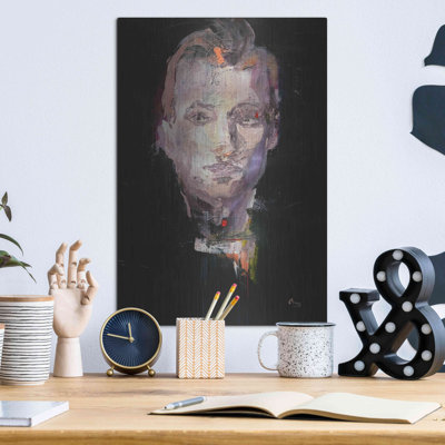 Winston Porter 'Portrait 1' by Oscar Alvarez Pardo, Metal Wall Art,