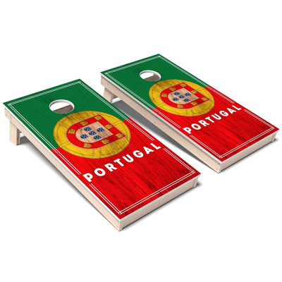 Ensemble de planche à cornhole composite toutes saisons International Flag 2.0 Portugal