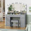Ensemble coiffeuse et tabouret Areena-1805894691