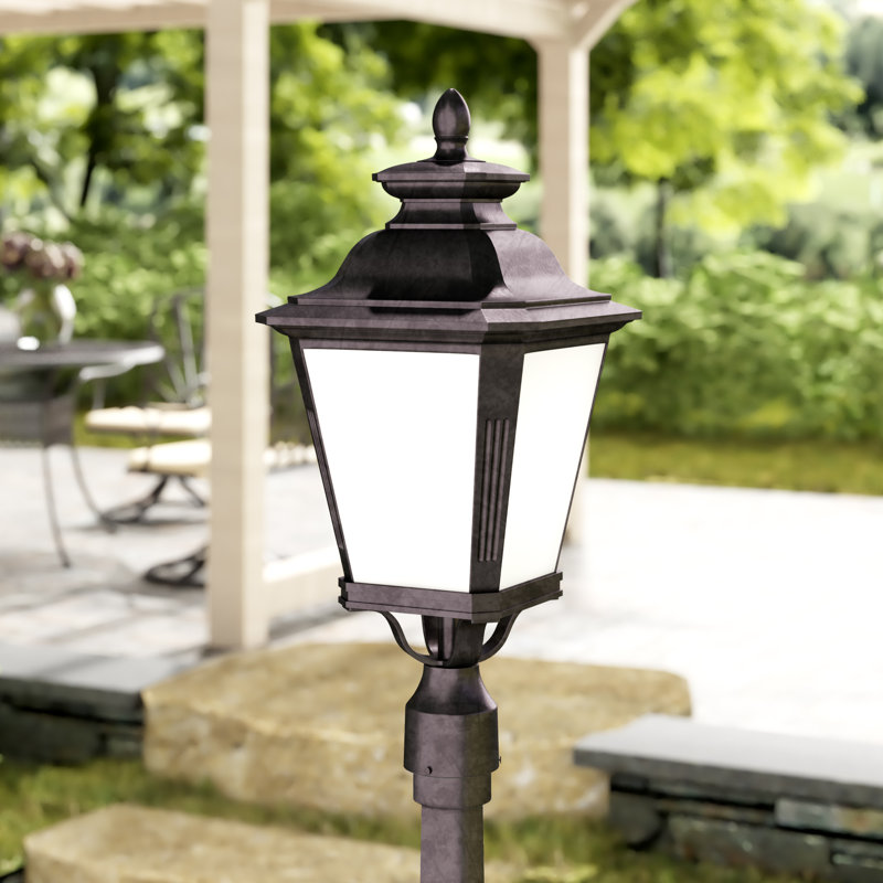 Monette Frosted Lantern Head, 19.5" H x 9" W x 9" D
