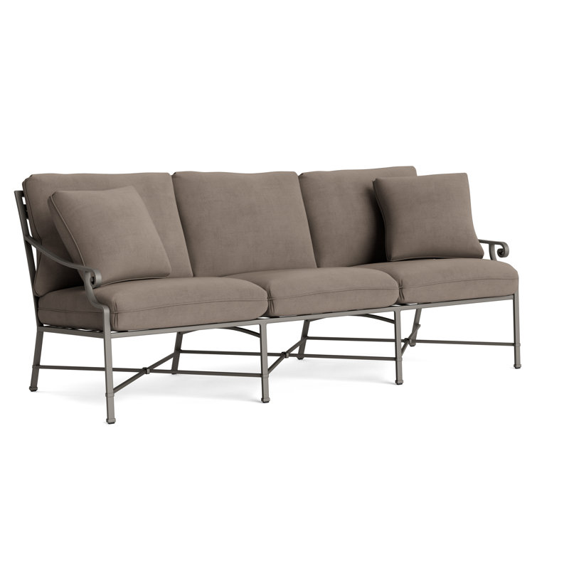 Venetian Outdoor 3 - Seat Patio Sofa, Fusion Clay, Mica