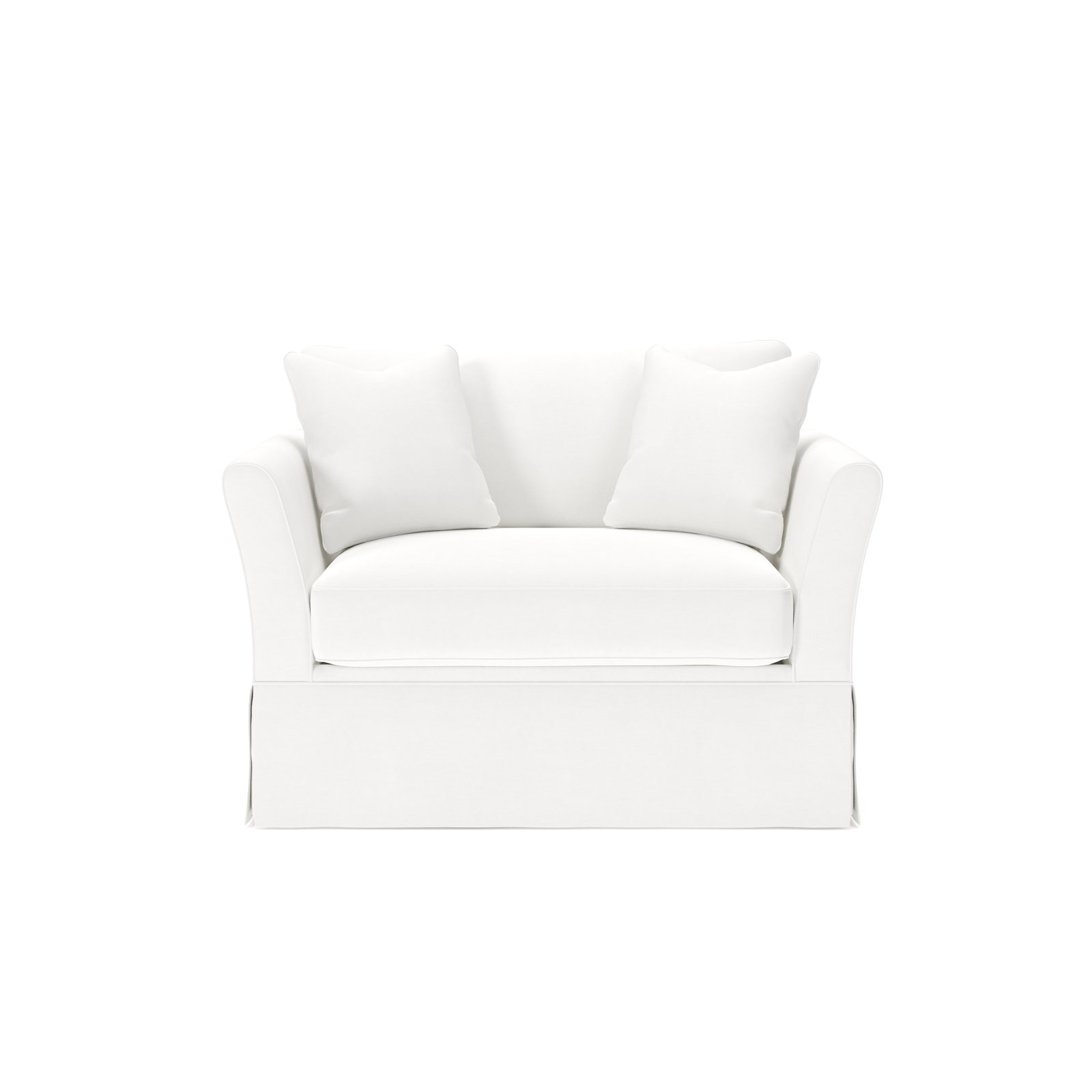 Shelby Upholstered Accent Chair, Bayou Off White Canvas