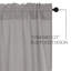 Paire de rideaux semi-transparents avec passe-tringle Braynon-1043569835