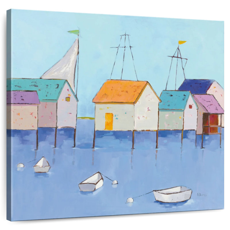 Lilie Boat House Row, 10" H x 10" W