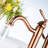9320H-Copper Single-Handle One Hole Bathroom Copper Vessel Sink With Pop Up Drain Without Overflow-123109376