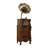 Nut-brown+Gold Free Form Solid + Manufactured Wood+Copper Media Players
