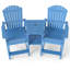 Tall Adirondack Chairs Set Of 2, Blue-1130272419