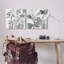 Élégante illustration botanique de feuilles de plantes monochromes par Lanie Loreth - ensemble de 2 peintures-70554969-70554967