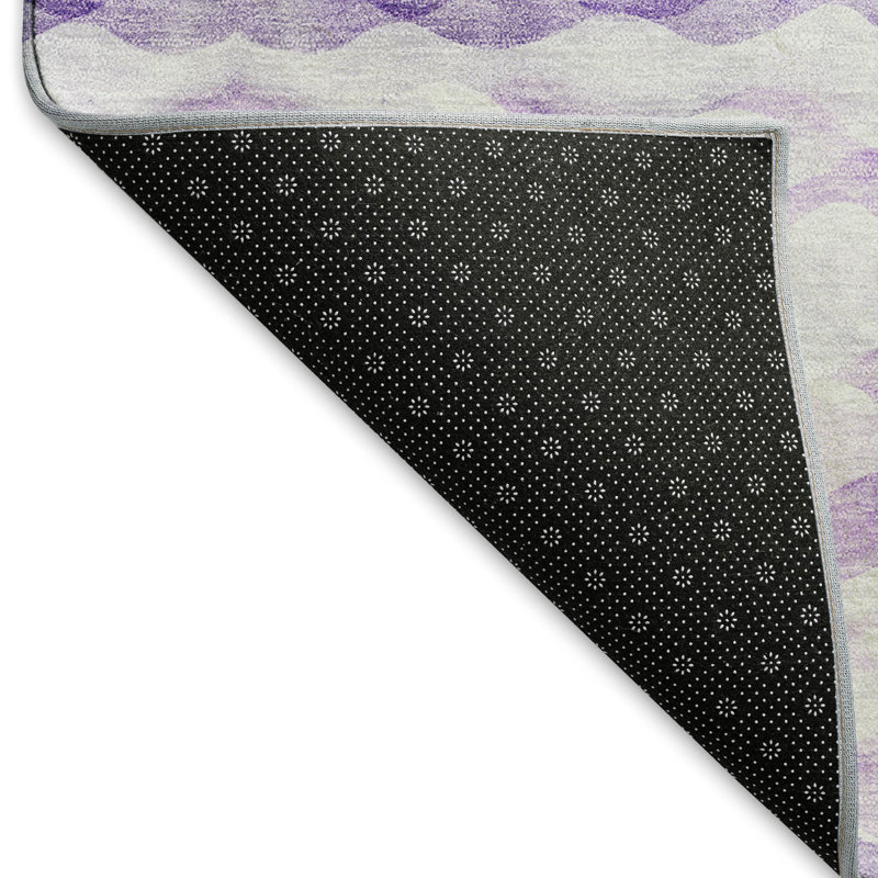 Tapis Cerrito AMF195 lavable à la machine de qualité supérieure, Rectangle 1'8" x 2'6"
